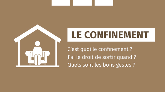 Visuel extrait du document APAJH "Le confinement" en Facile à lire et à comprendre