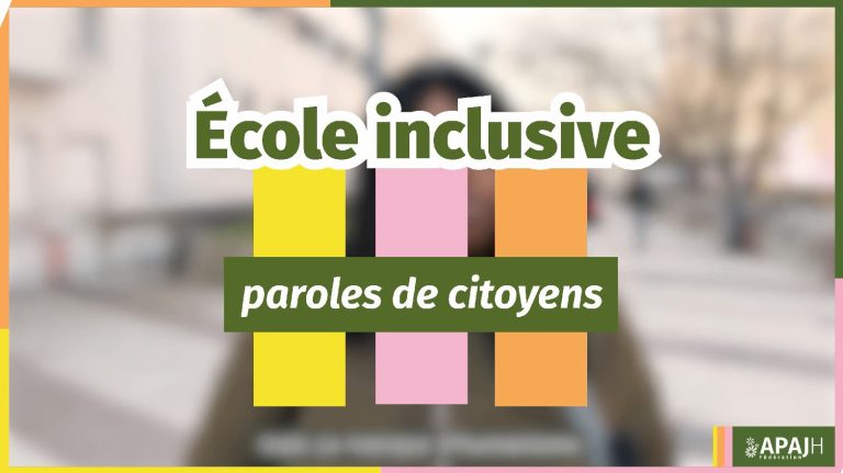 École inclusive : « Paroles de citoyens » le micro-trottoir