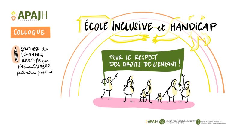 Colloque APAJH École Inclusive en illustrations