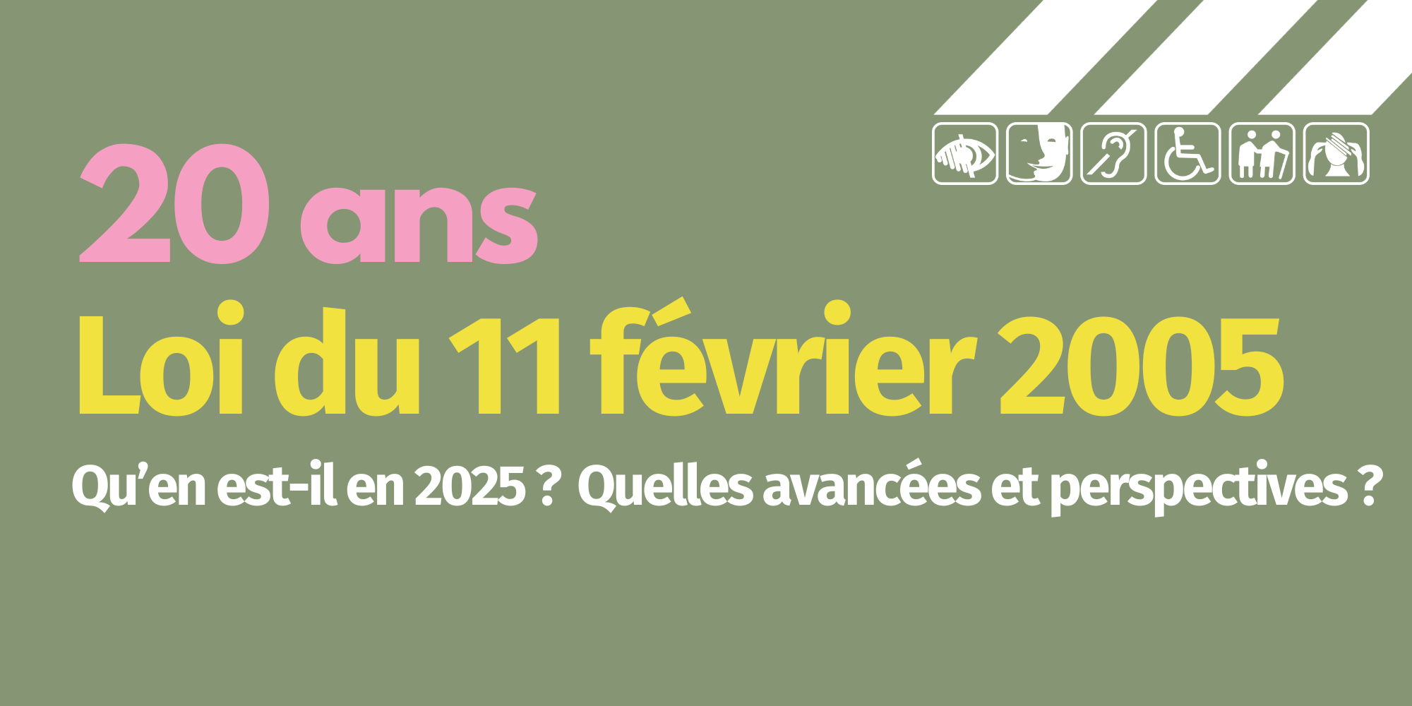 Logo 20 ans Loi du 11 février 2005