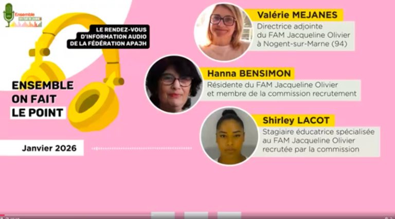 Commission recrutement composée de résidents du FAM Jacqueline Olivier (Val-de-Marne)