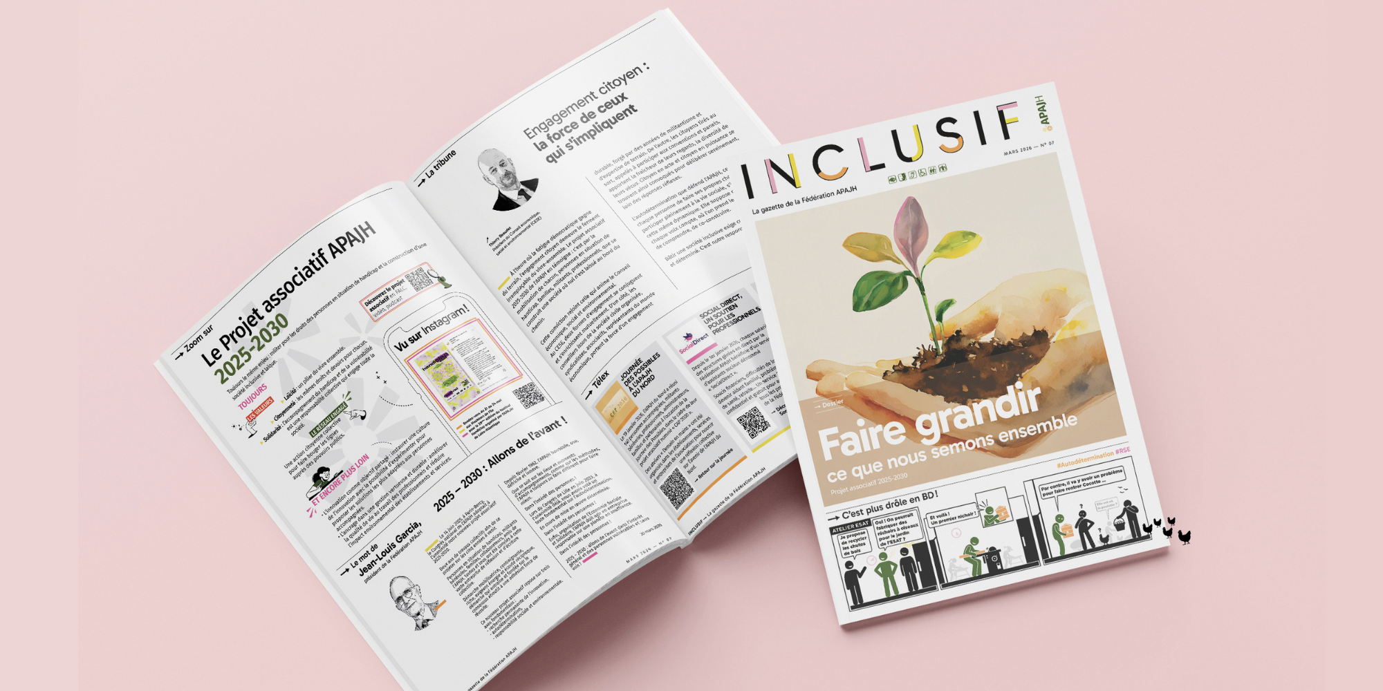 Nouveau numéro de la Gazette « Inclusif » : « Faire grandir ce que nous semons ensemble »