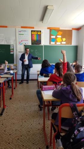 Séance de sensibilisation à l’Ecole inclusive dans le Cher, 2019