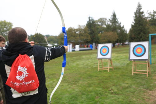 Au Fil des Sports, journée d’initiation et de pratique de sport adapté, organisée avec la Fédération Française de sport adapté, 2018.